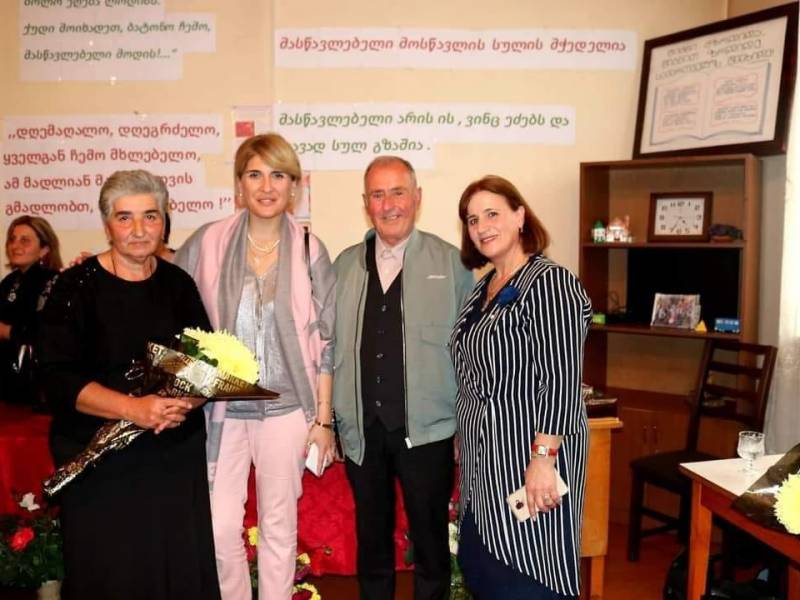 ცაგერის მუნიციპალიტეტის მთავარ ბიბლიოთეკაში მასწავლებელთა საერთაშორისო დღისადმი...